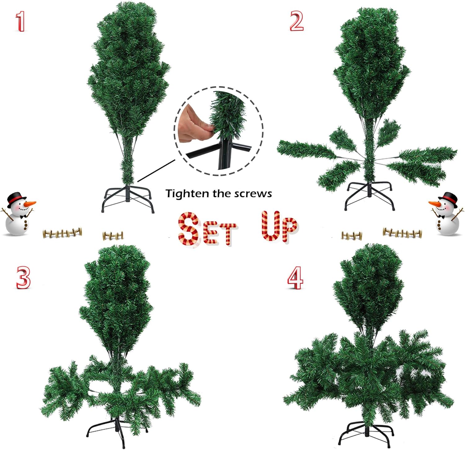 LUCKYERMORE – Árbol de Navidad artificial