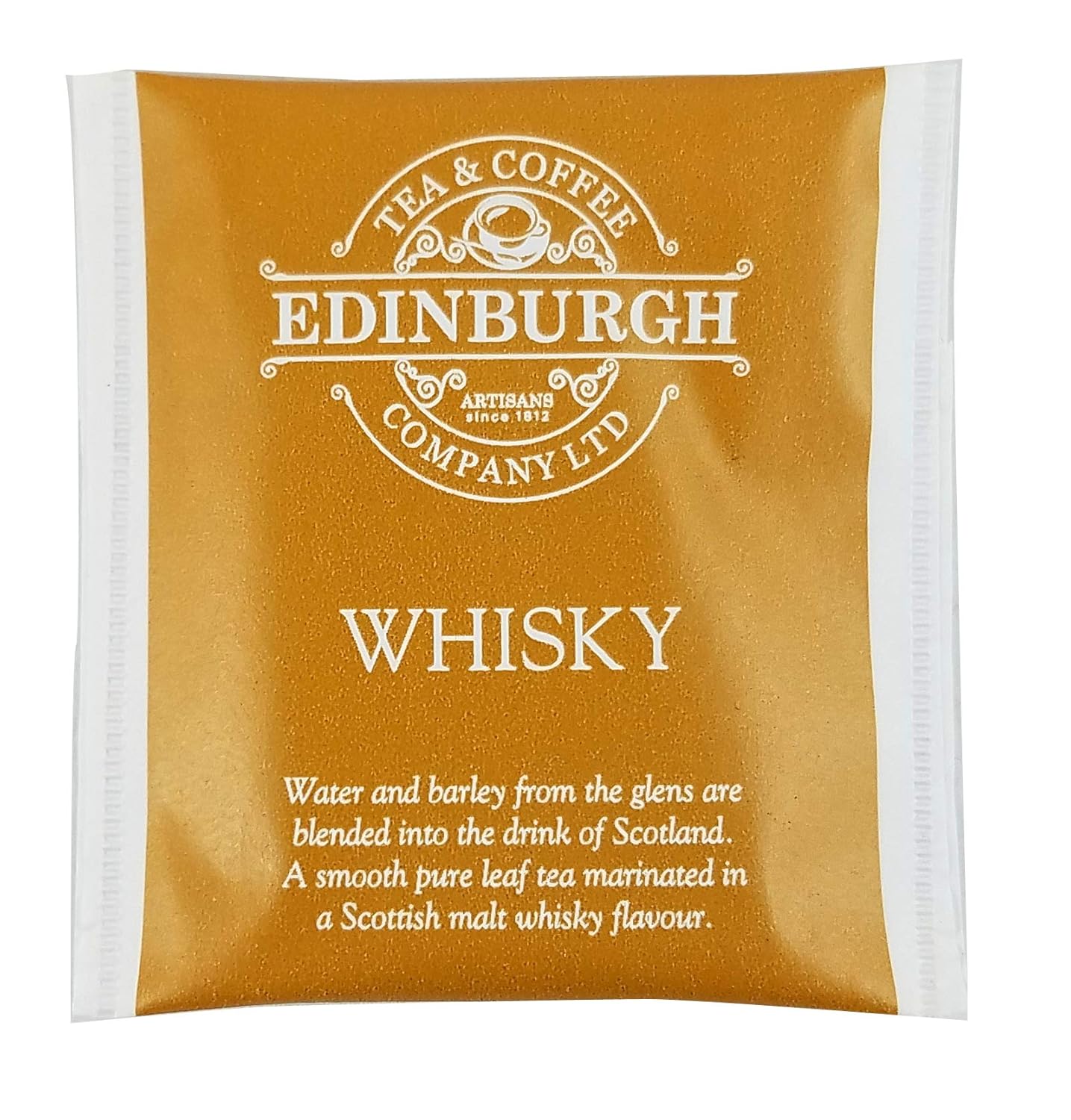 Edinburgh Tea & Coffee Company – Té negro con sabor a whisky, 25 sobres