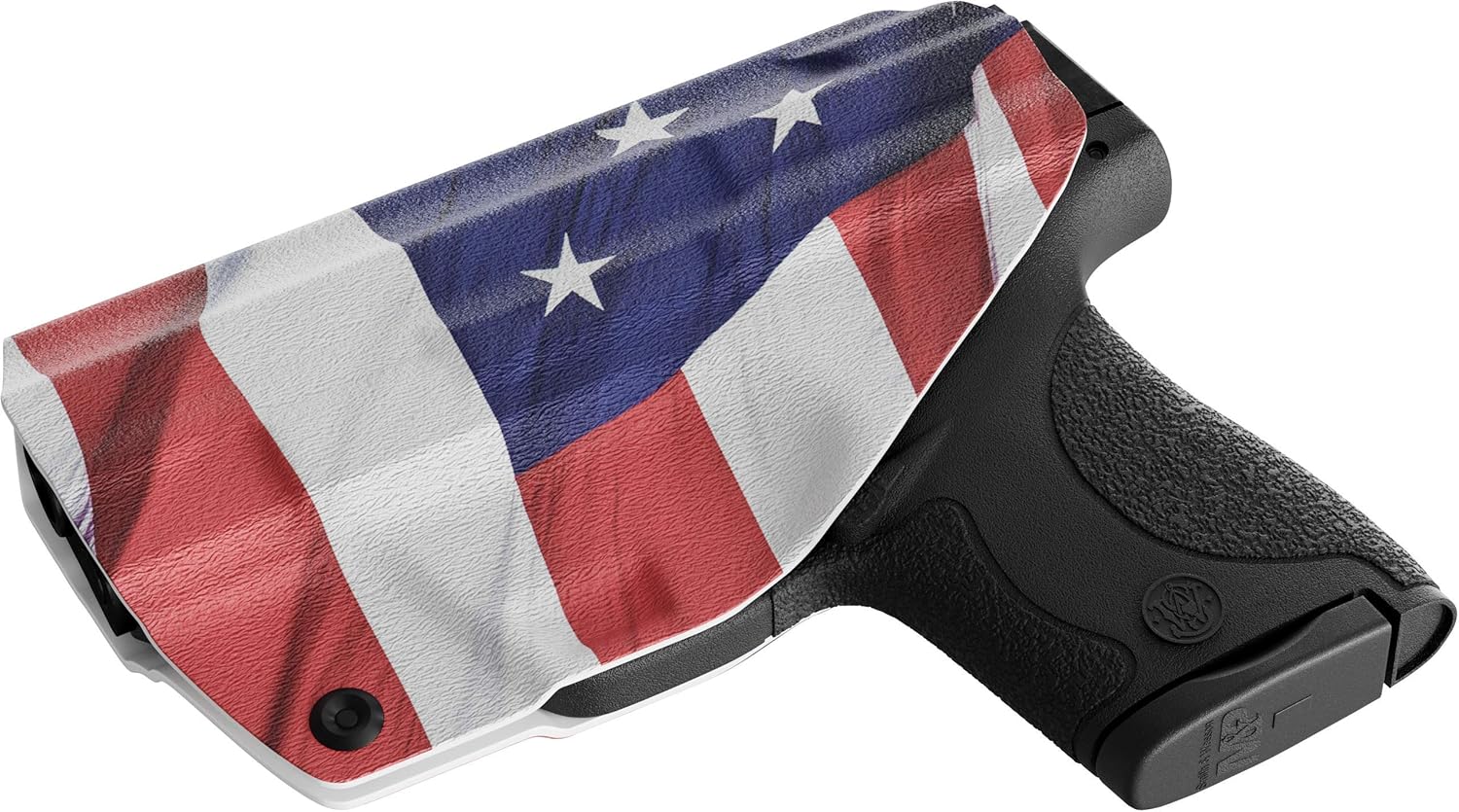 We The People Holsters – Bandera americana – Transporte oculto en la cintura interior – Funda Kydex IWB – Conduccióninclinaciónretención ajustable