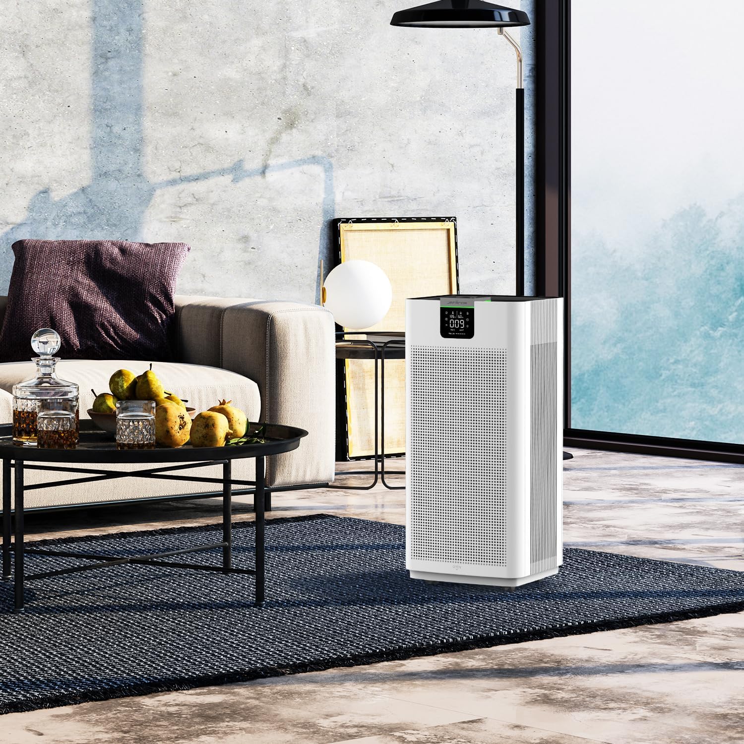 Jafända Purificadores de aire para habitación grande del hogar, filtro HEPA de grado médico para toda la casa, 4500 pies cuadrados, 22 dB