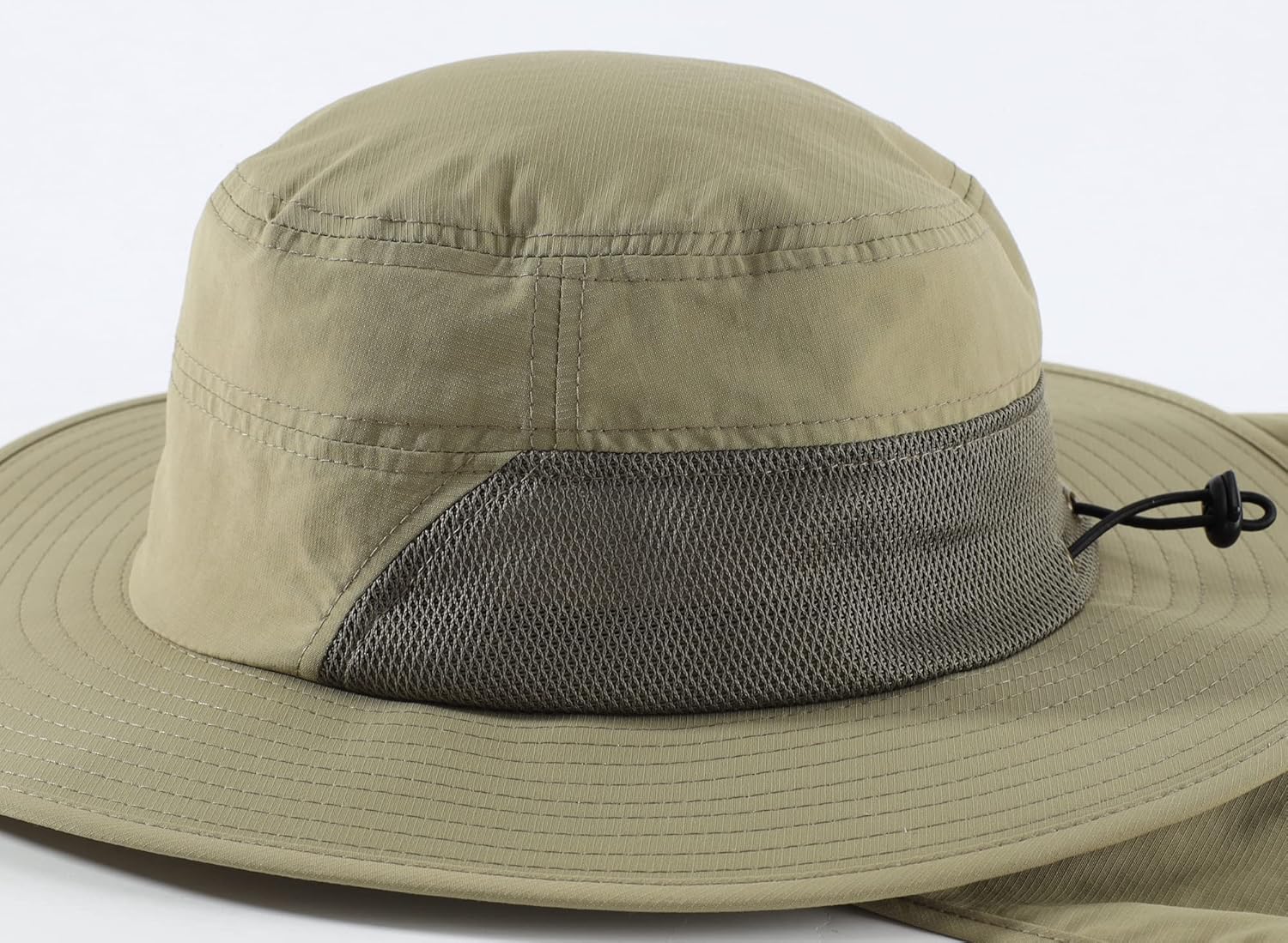 Home Prefer UPF50+ Sombrero de sol para hombre con solapa para el cuello ala ancha protección solar UV sombrero con solapa para el cuello para mujer