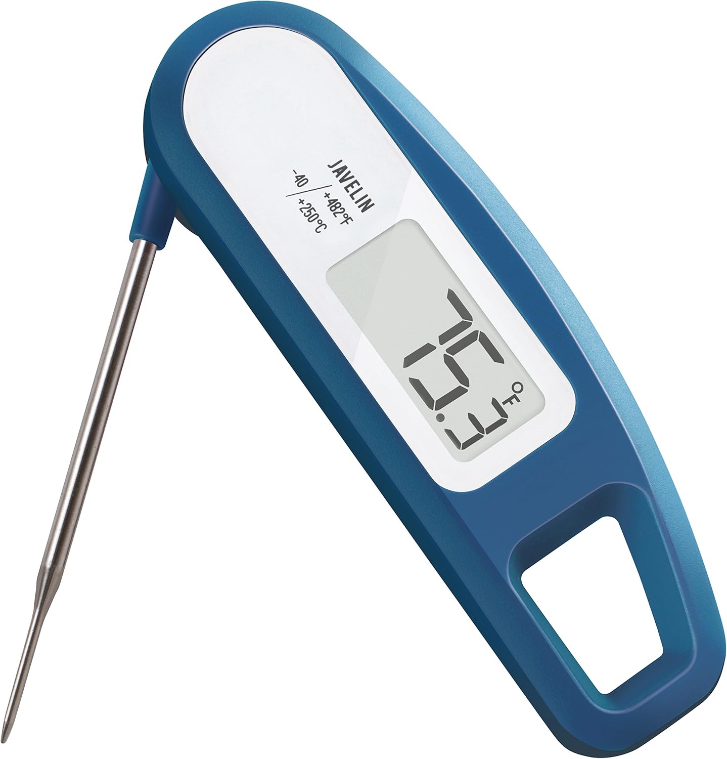 Termómetro para carne digital instantáneo Javelin de Lavatools, Índigo