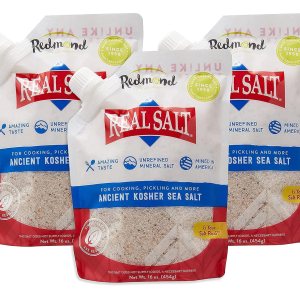 Redmond Real Kosher Sal, bolsa de 16 onzas (paquete de 3) Redmond Real Kosher Sal, bolsa de 16 onzas (paquete de 3)