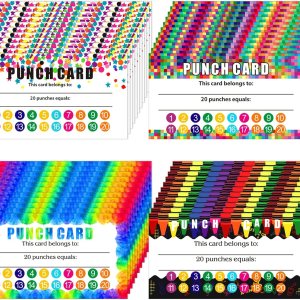 320 tarjetas perforadas, tarjeta de recompensa de lealtad de incentivo para estudiantes, tarjetas de lealtad para negocios, aula, comportamiento de 320 tarjetas perforadas, tarjeta de recompensa de lealtad de incentivo para estudiantes, tarjetas de lealtad para negocios, aula, comportamiento de