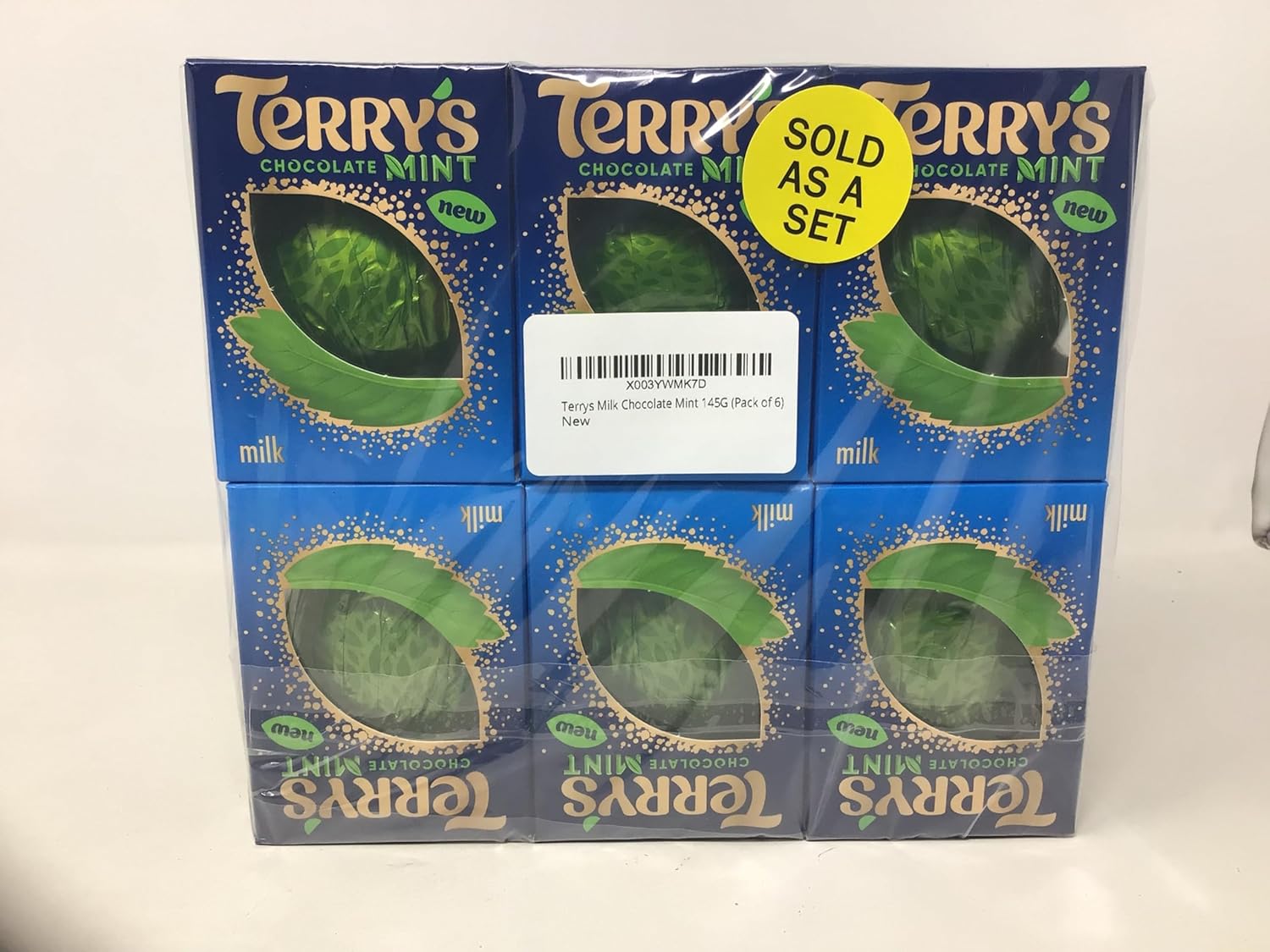 Terrys Chocolate con Leche Menta 145G (Paquete de 6)