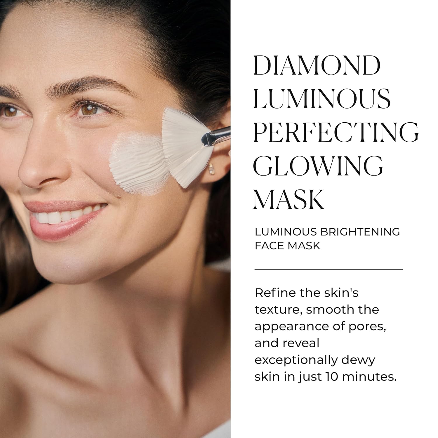 Natura Bissé Diamond Luminous Perfecting Glowing Mask – Máscara facial iluminadora hidrata, ilumina y suaviza, 3.5 onzas
