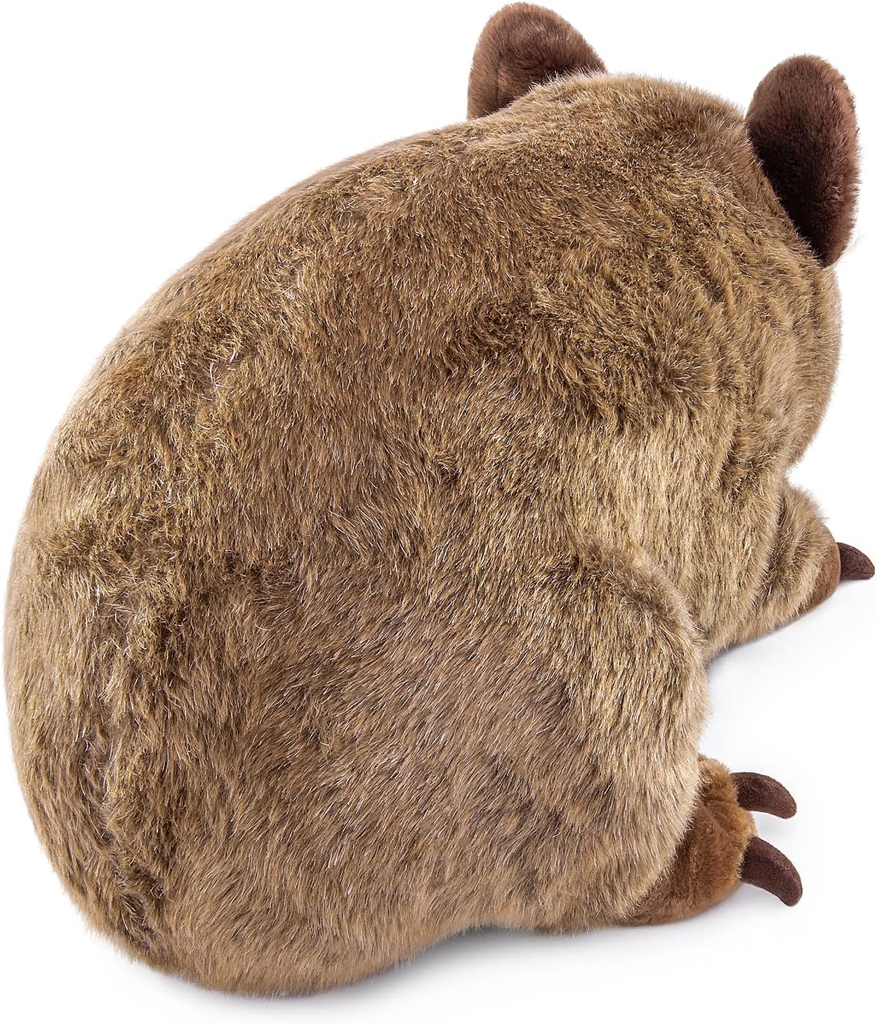 Wombat – Peluche grande de 17 pulgadas, animales salvajes suaves que gatean Wombat, juguetes de peluche únicos, colección de muñecas modelo para