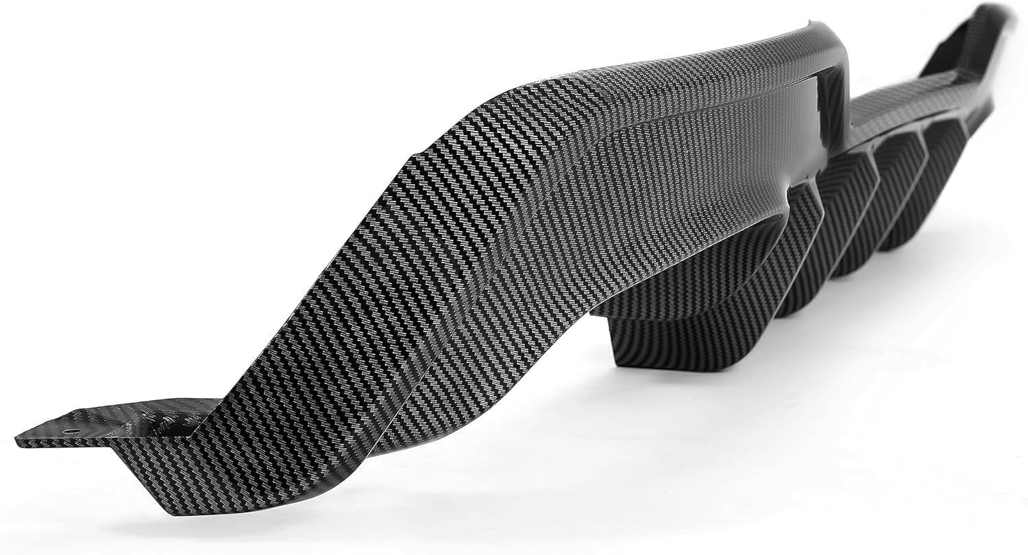 HECASA Difusor trasero compatible con Toyota Corolla Hatchback 2019-2022 y Toyota Auris Hatchback, difusor de parachoques trasero, divisor de cenefa