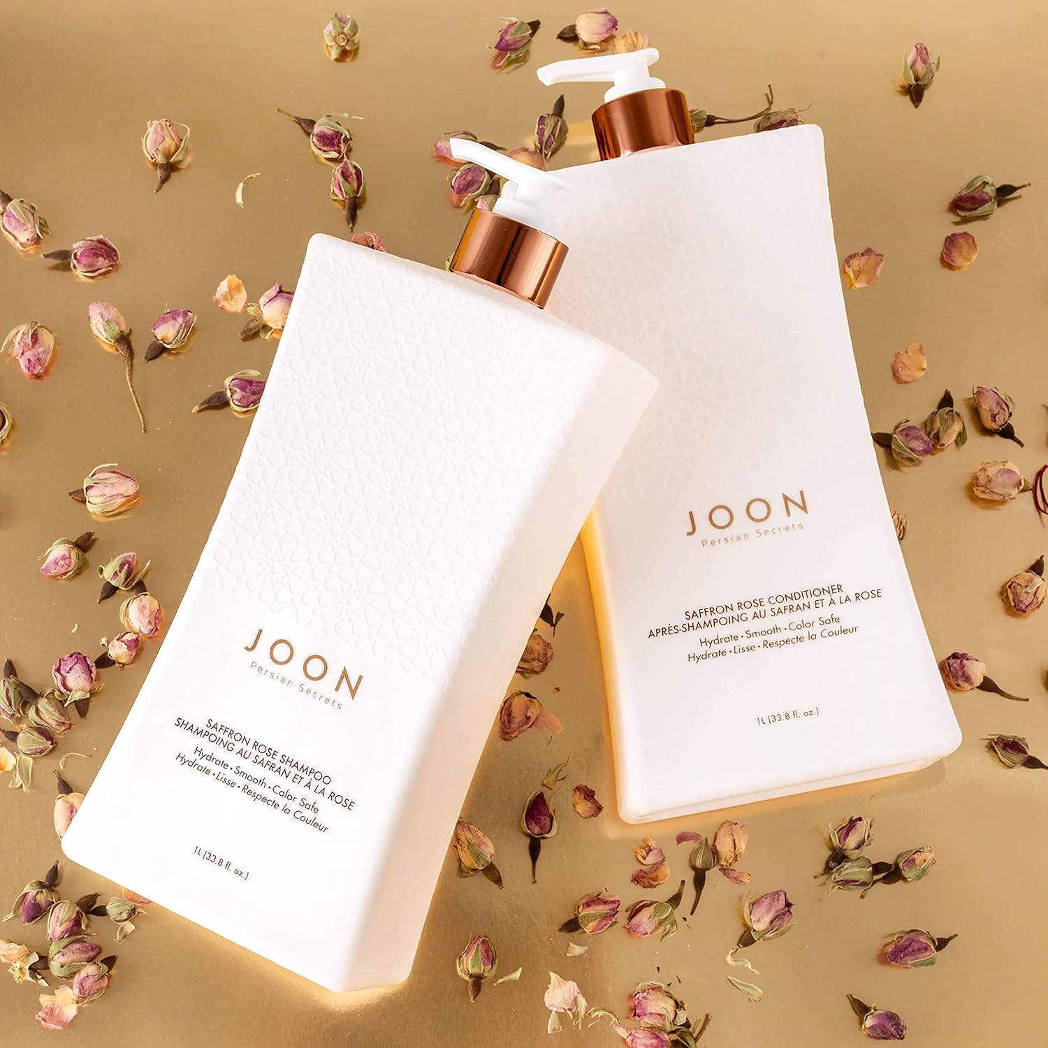 Joon Acondicionador de rosa azafrán + aceite de granada y pistacho, 33.8 onzas líquidas