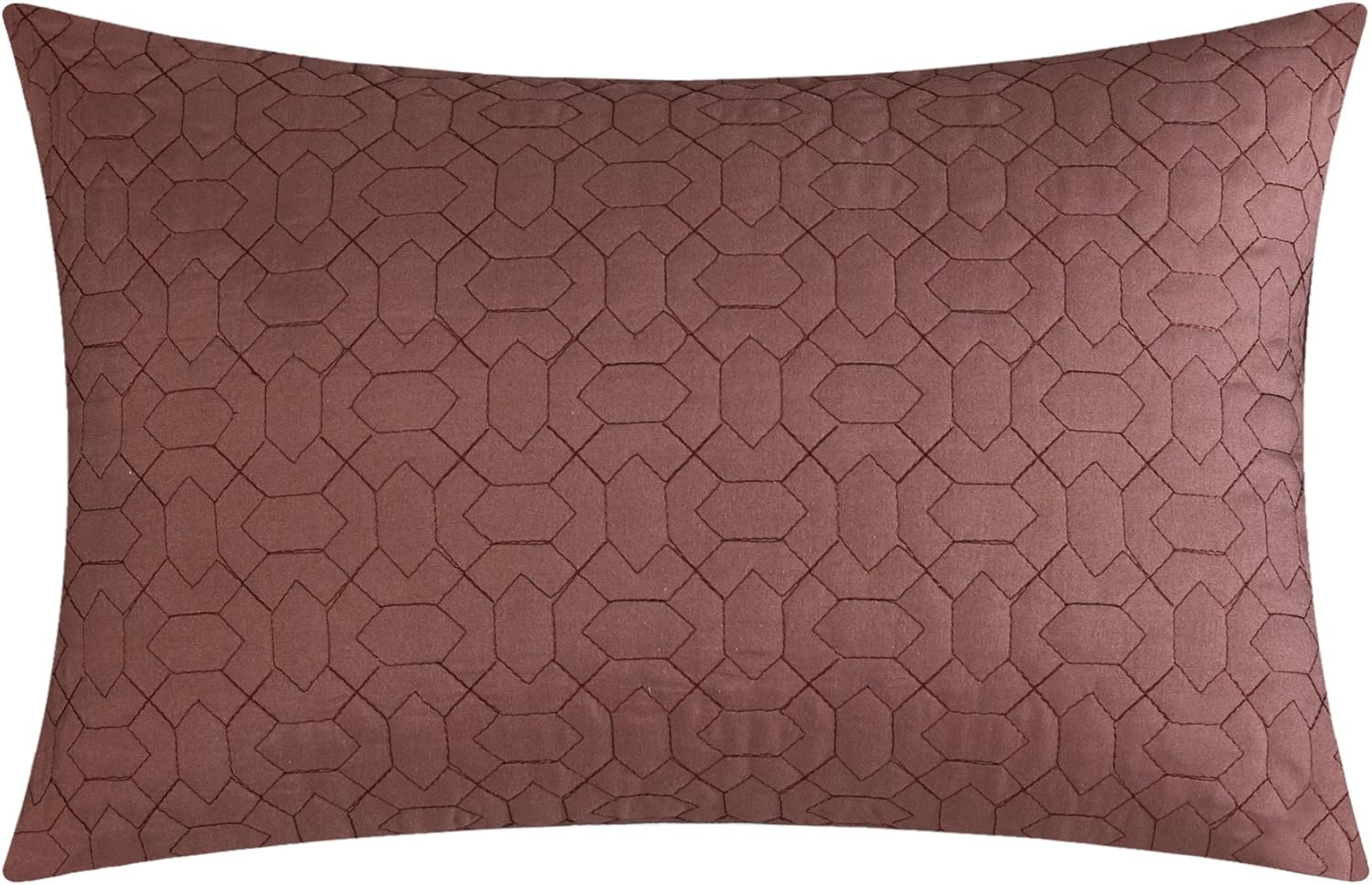 Chic Home Vivaldi – Juego de edredón, tamaño Queen, ladrillo