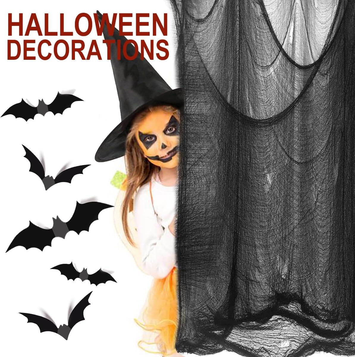 Decoración de pared de murciélagos de Halloween, decoración de murciélagos 3D, calcomanías de PVC para exteriores, interiores, hogar, patio, pared,