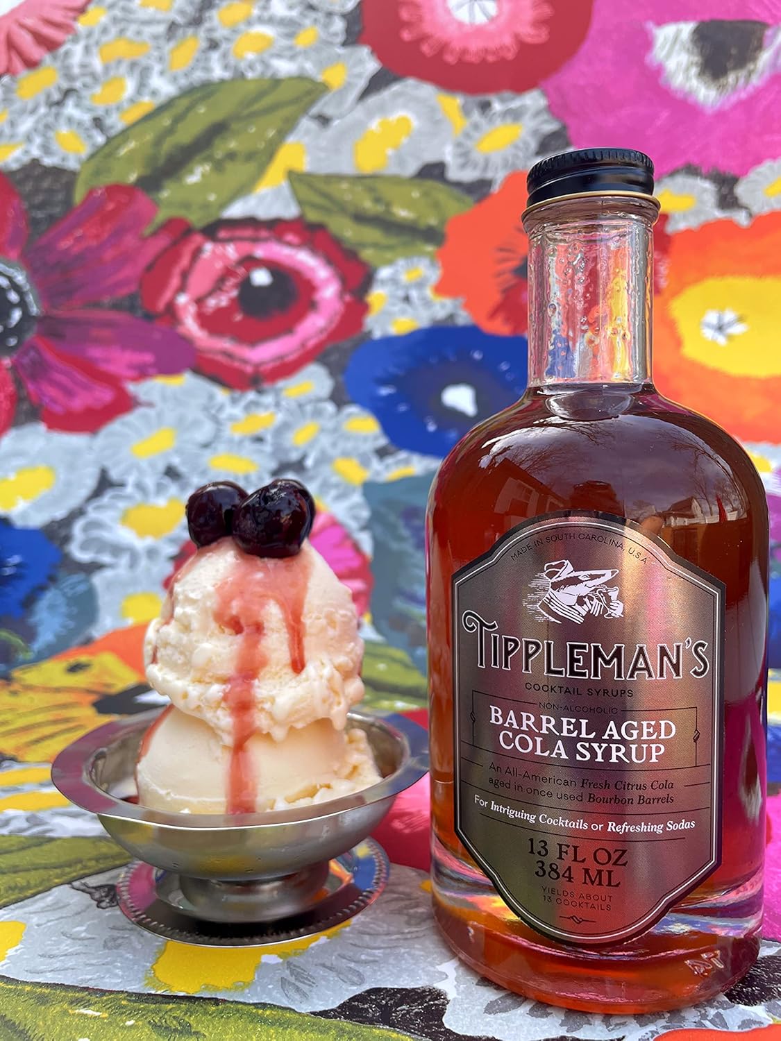 Tippleman’s Jarabe de cola envejecido en barril, jarabe de cola complejo natural para cócteles, refrescos clásicos, flotadores de helado, cóctel