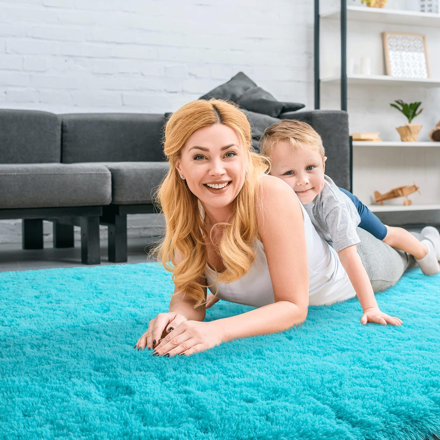 Merelax – Tapete moderno afelpado para habitación de niños y guardería, tapete decorativo suave, regalo para shower de bebé y de cumpleaños o