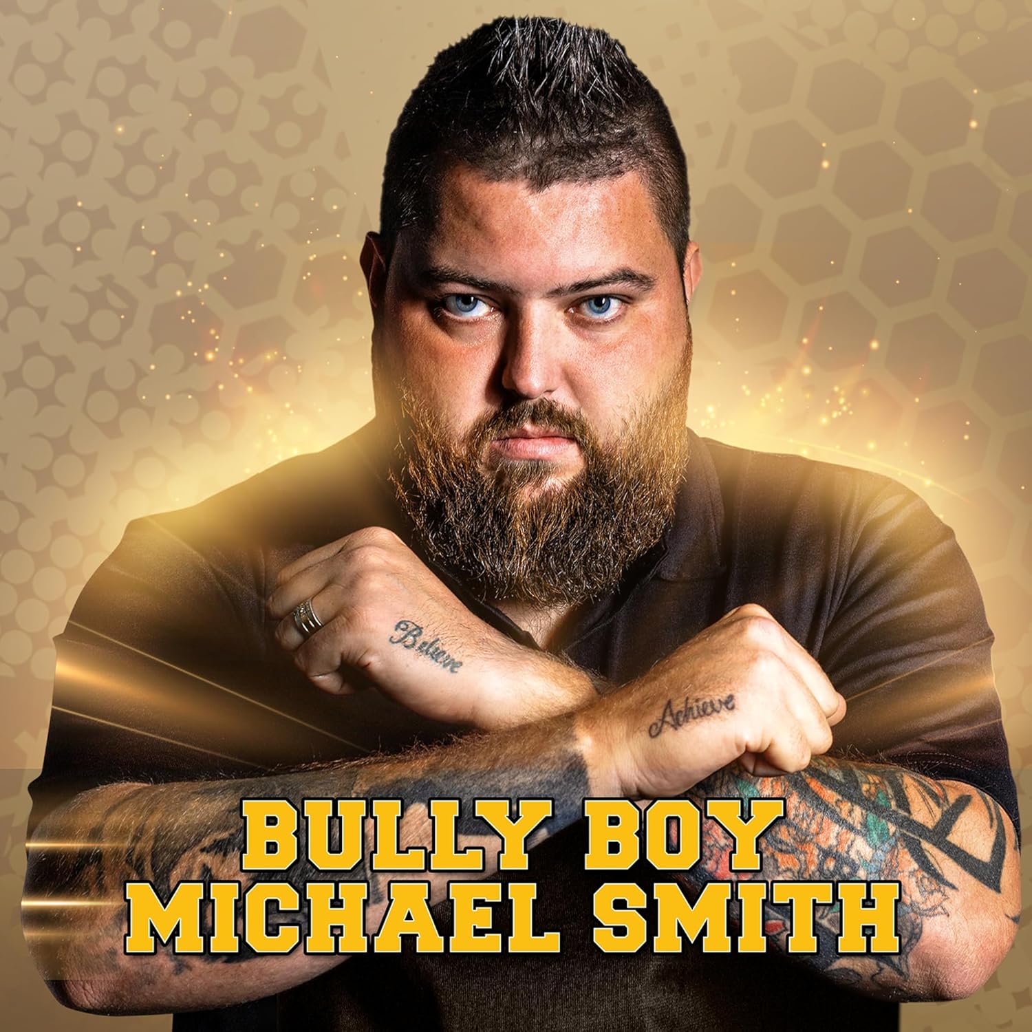 Shot! Dardos de punta suave, Michael Smith Bully Boy Precision (0.63 oz0.71 oz), barril 90% tungsteno, juego de dardos profesionales hechos a mano y