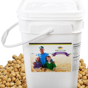Wheatland Garbanzo Frijoles Garbanzo  Cubo de 20 libras, Mylar, Oxy-Pack  Almacenamiento de alimentos de emergencia  Cultivado en Idaho  Sin OMG Wheatland Garbanzo Frijoles Garbanzo  Cubo de 20 libras, Mylar, Oxy-Pack  Almacenamiento de alimentos de emergencia  Cultivado en Idaho  Sin OMG