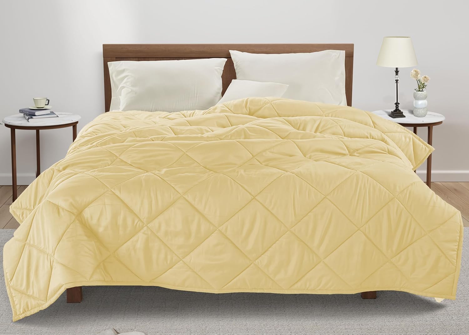 LANE LINEN Manta refrescante tamaño Queen, manta Queen para cama, manta para sofá, acogedora manta ligera de verano, manta transpirable para