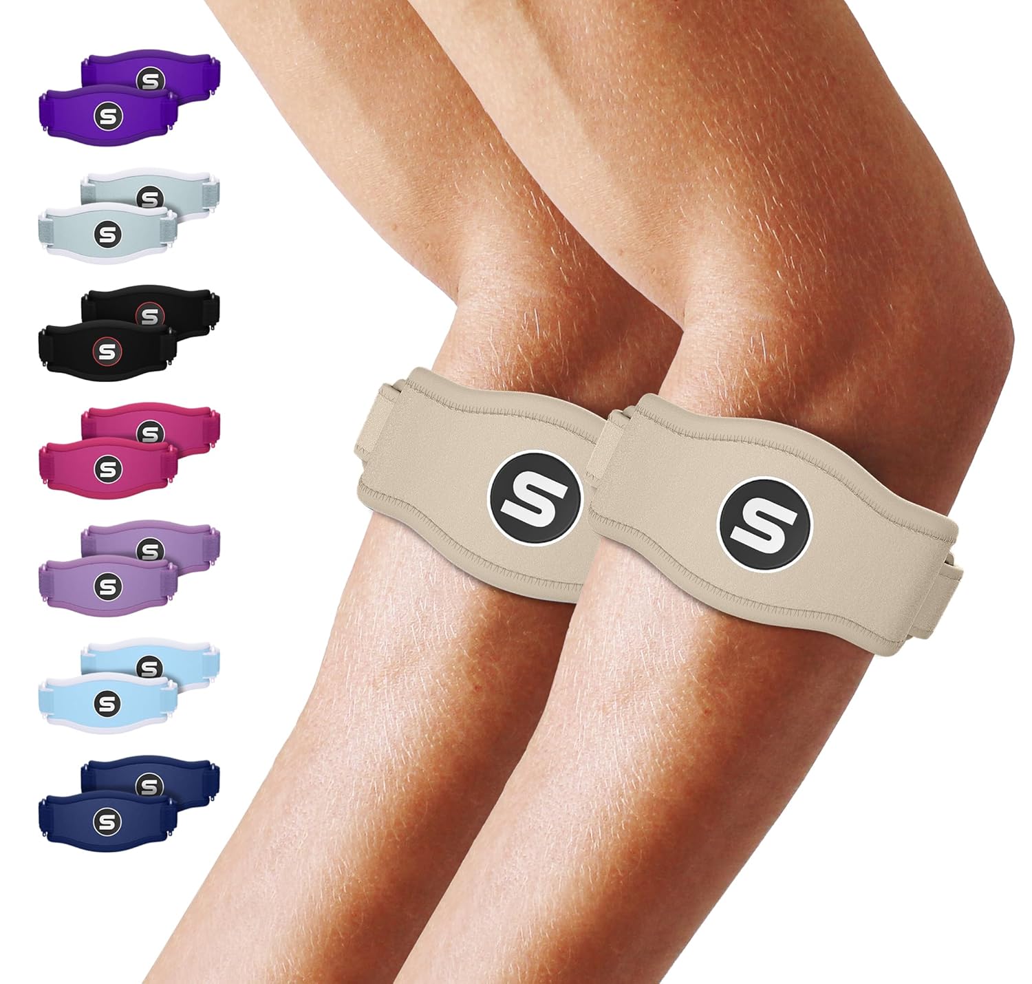 Sleeve Stars – Codera de tenis para hombres y mujeres, codo para tendinitis, codo y correa para golfistas, banda de contrafuerza para alivio del