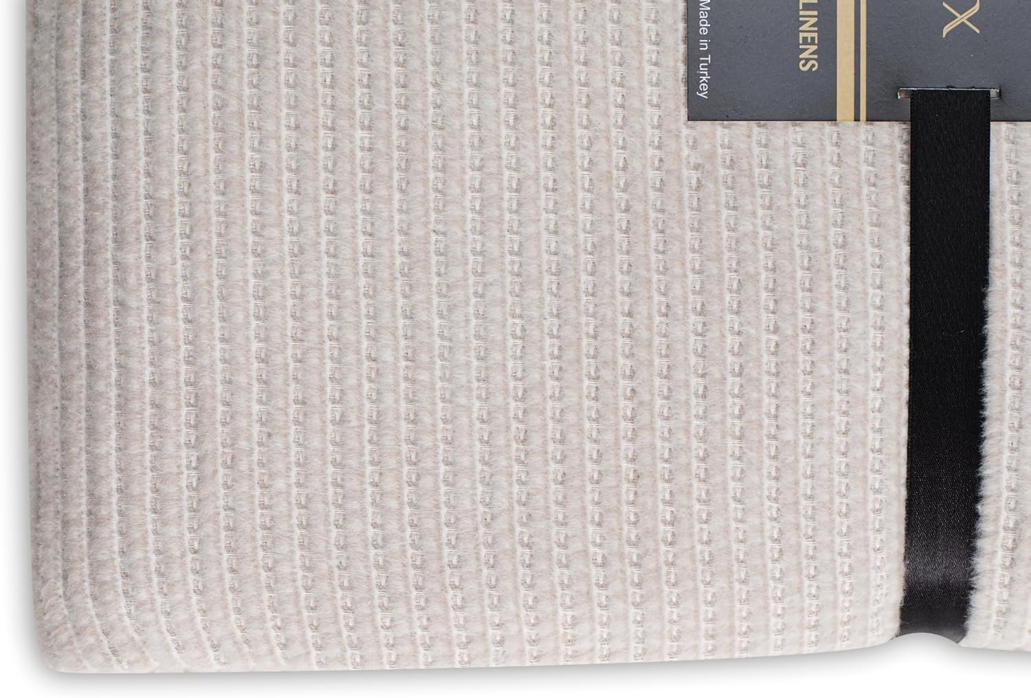 GT Globaltex Fine Linens Lujosa manta de algodón, 86 x 90 pulgadas, suave, cálida y esponjosa, perfecta para cama o sofá, adición decorativa y