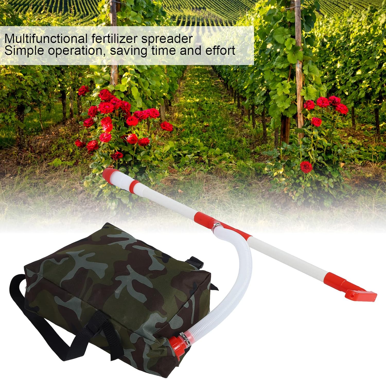 Fertilizante Esparcidor Fertilizante Máquina de Fertilizante Azúcar Maíz Mochila Topdressing con Herramienta Esparcidor Agrícola Vegetal para