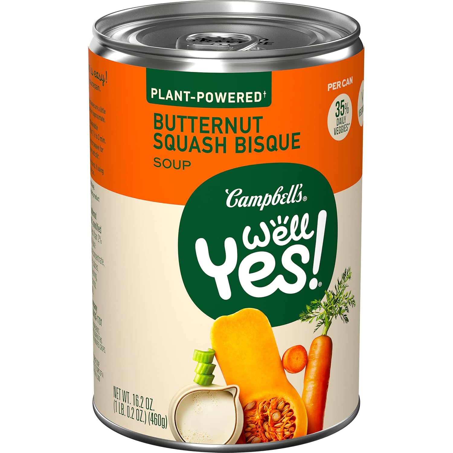 Campbell’s Well Yes! Galletas de calabaza y mantequilla, sopa vegetariana, lata de 16.2 onzas (paquete de 4)