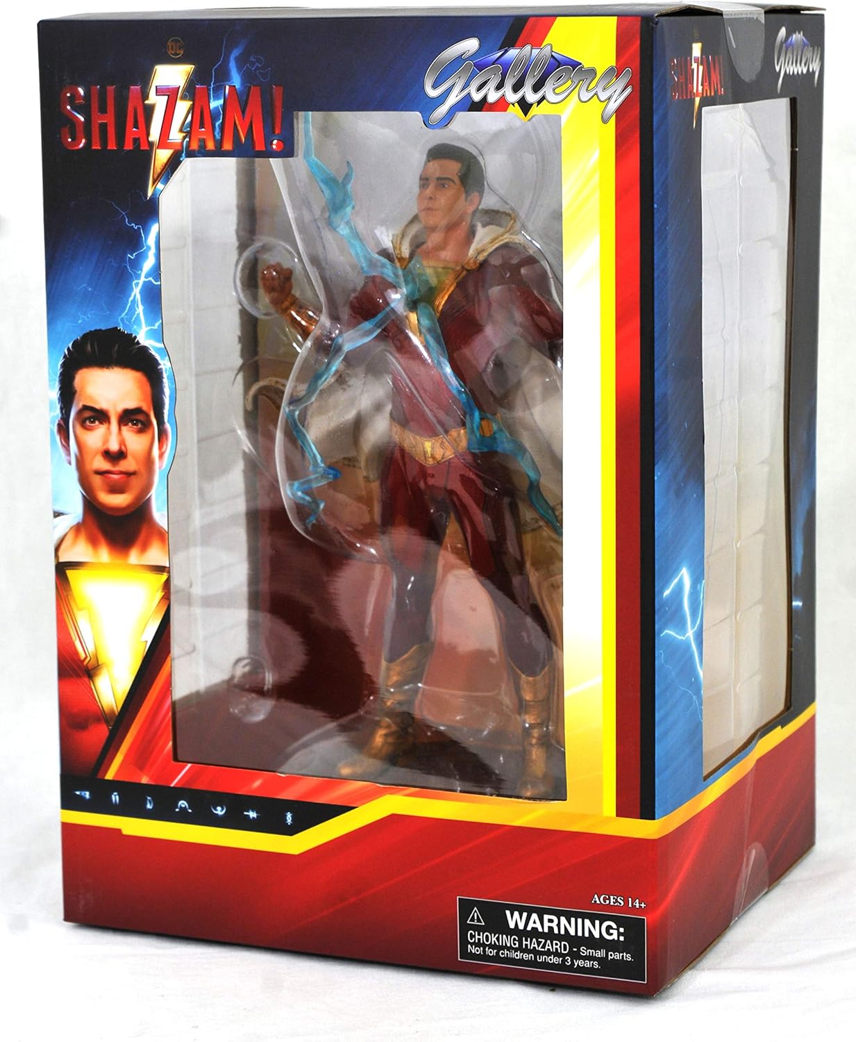 Diamond Select Toys DC Gallery Figura de PVC de Shazam (versión de película)