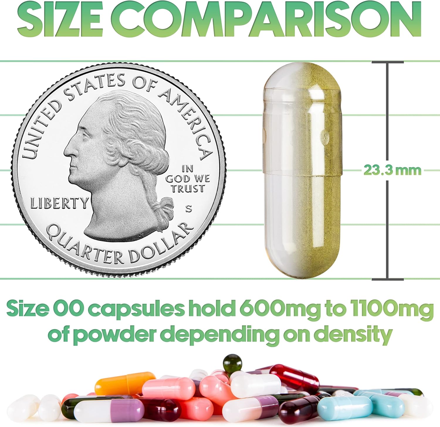 XPRS Nutra Size 00 Empty Capsules – 1000 Count Empty Gelatin Capsules – Empty Pill Capsules – DIY Capsule Filling – Fillable Pill Capsules Empty Gel