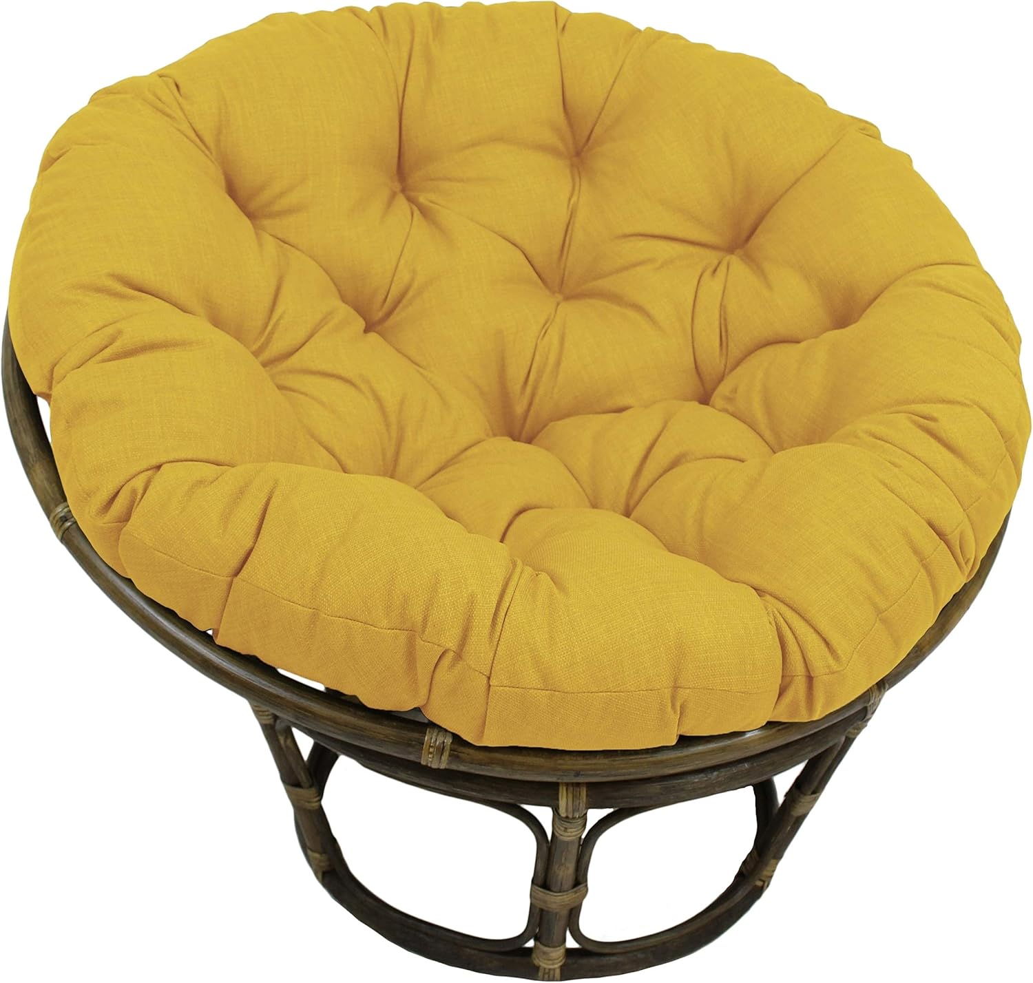 Cojín Papasan de 52 pulgadas para interiores y exteriores (solo cojín) Cool Grey Specialty