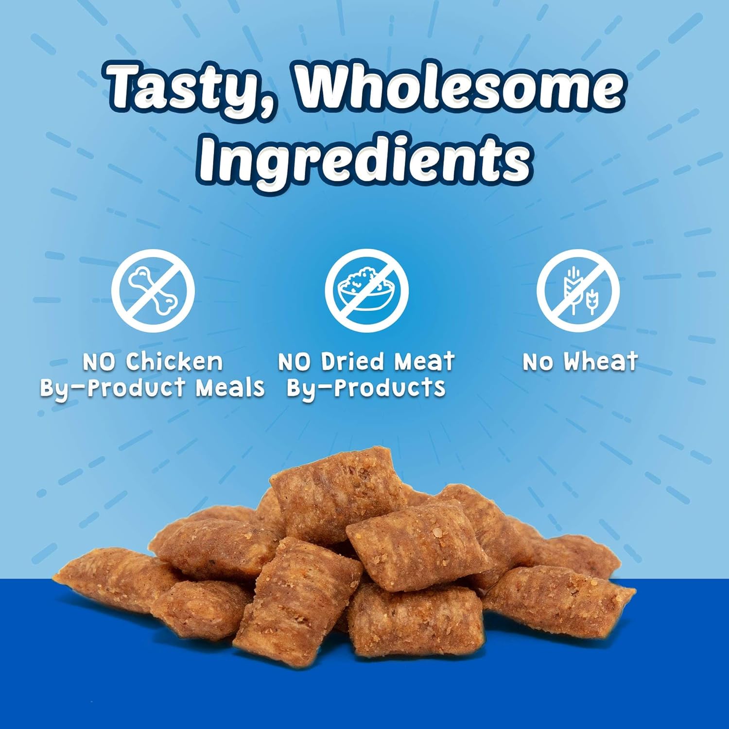 Blue Buffalo – Premios crujientes Bursts para gatos, de pollo, bolsa de 141 g