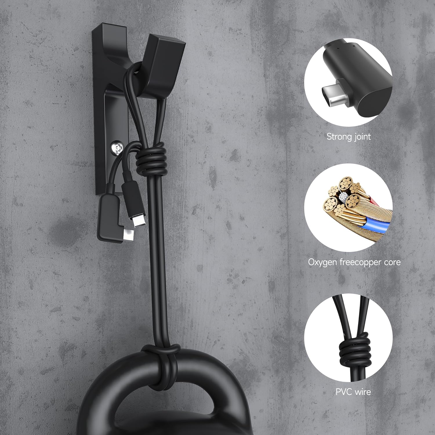 Cable USB 3.2 USB AC a USB C, carga rápida de 60 W (3A), compatible con SwitchMacBook Pro 2020iPad ProAIRMini 6Samsung Galaxy S10S23S22S21 Note