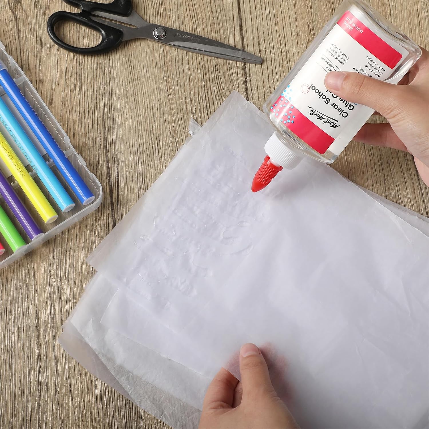 Papel de seda resistente a la humedad de 27 x 19 pulgadas para arte hojas de papel de regalo blanco para embalaje para collage de modelos,
