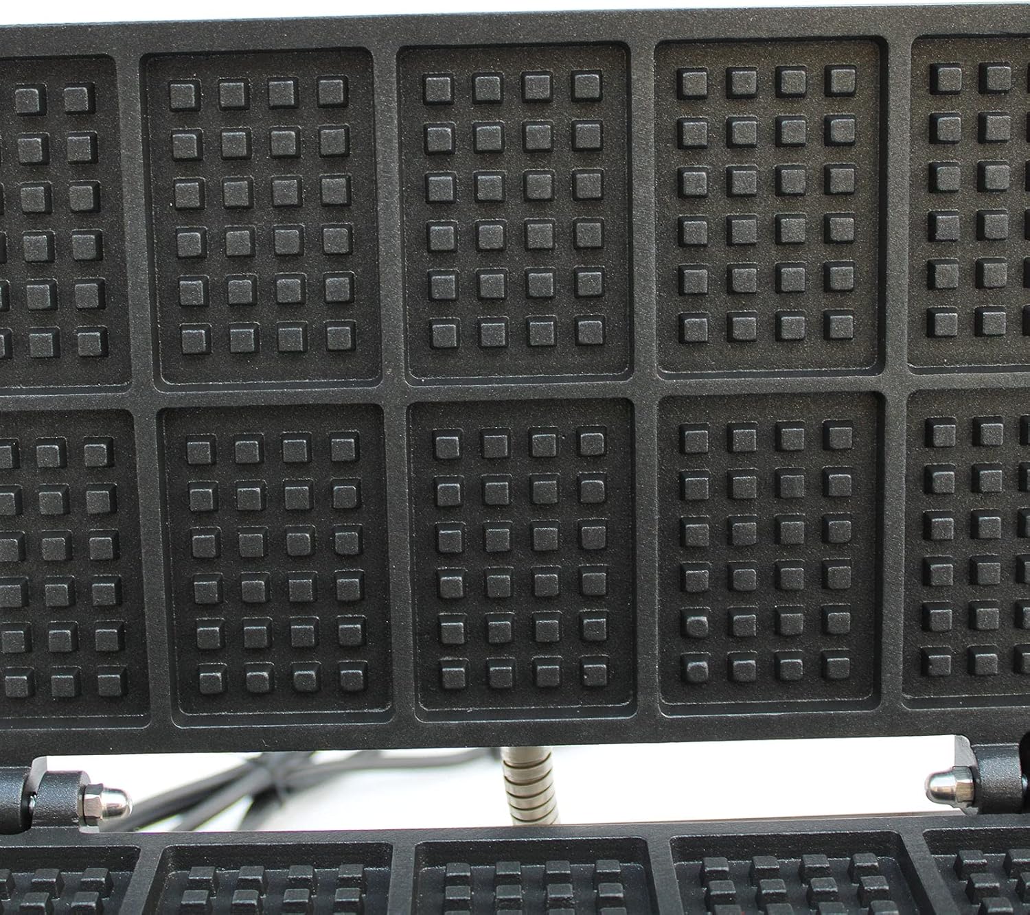 Máquina eléctrica de gofres comercial de 10 piezas, temperatura de 110 V, 122-572 , horneador de gofres belga antiadherente para restaurante y uso