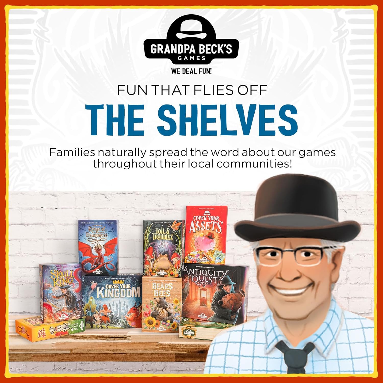 Grandpa Beck’s Games Toil & Troublez  de The Creators of Cover Your Assets  Divertido juego de cartas Push Your Luck  para niños, adolescentes y