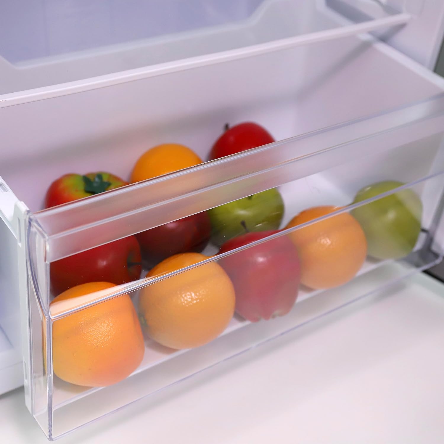 West Bend WBRT73S – Refrigerador de apartamento independiente de diseño delgado con congelador superior para condominio, casa, uso de cocina