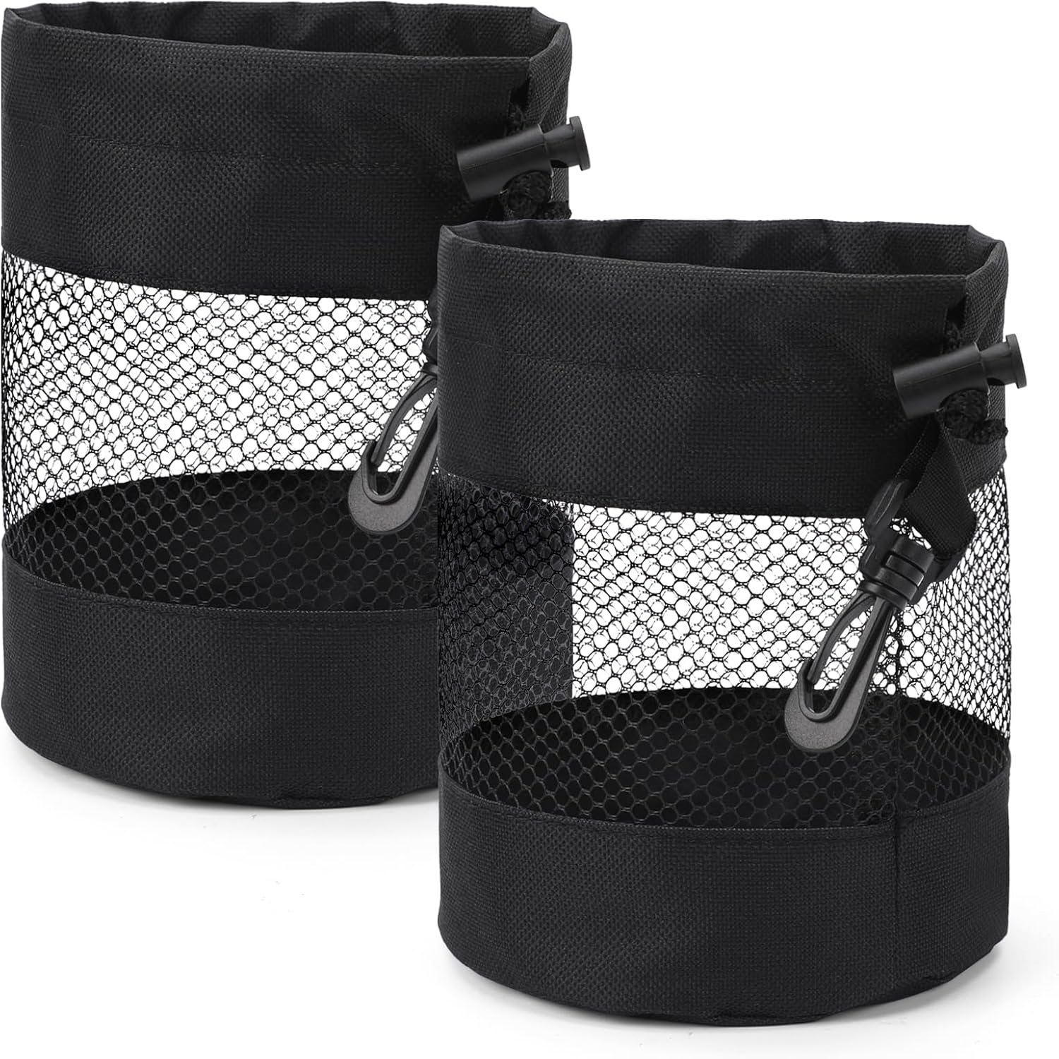 2 bolsas de almacenamiento de pelotas de golf, bolsas de malla de nailon para pelotas de golf, bolsa de golf con cordón, bolsa de golf, bolsa de