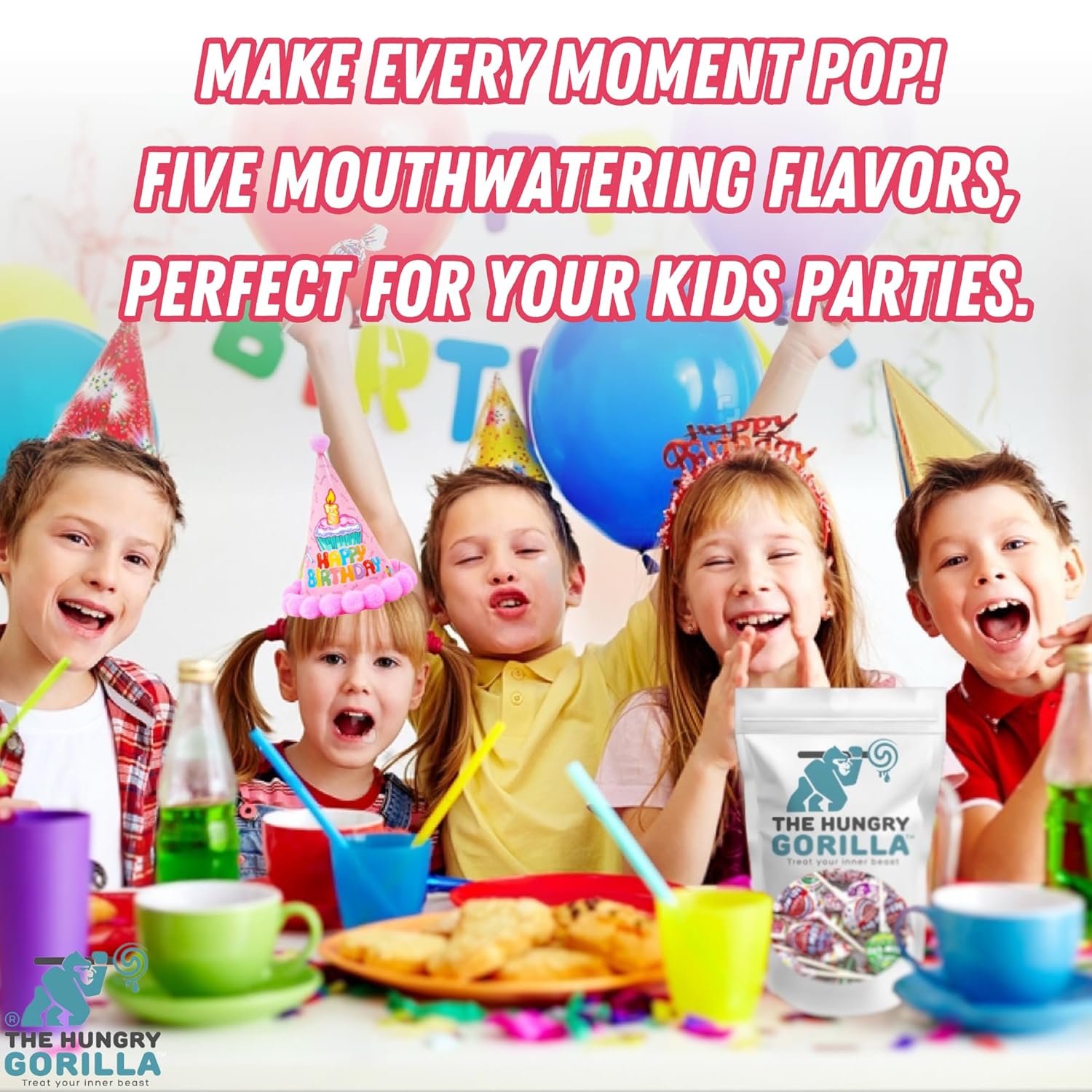 Charms Blow Pops Surtido  Dulces a granel envueltos individualmente de cinco sabores  5 libras empaquetadas en bolsa resellable de pie por THE