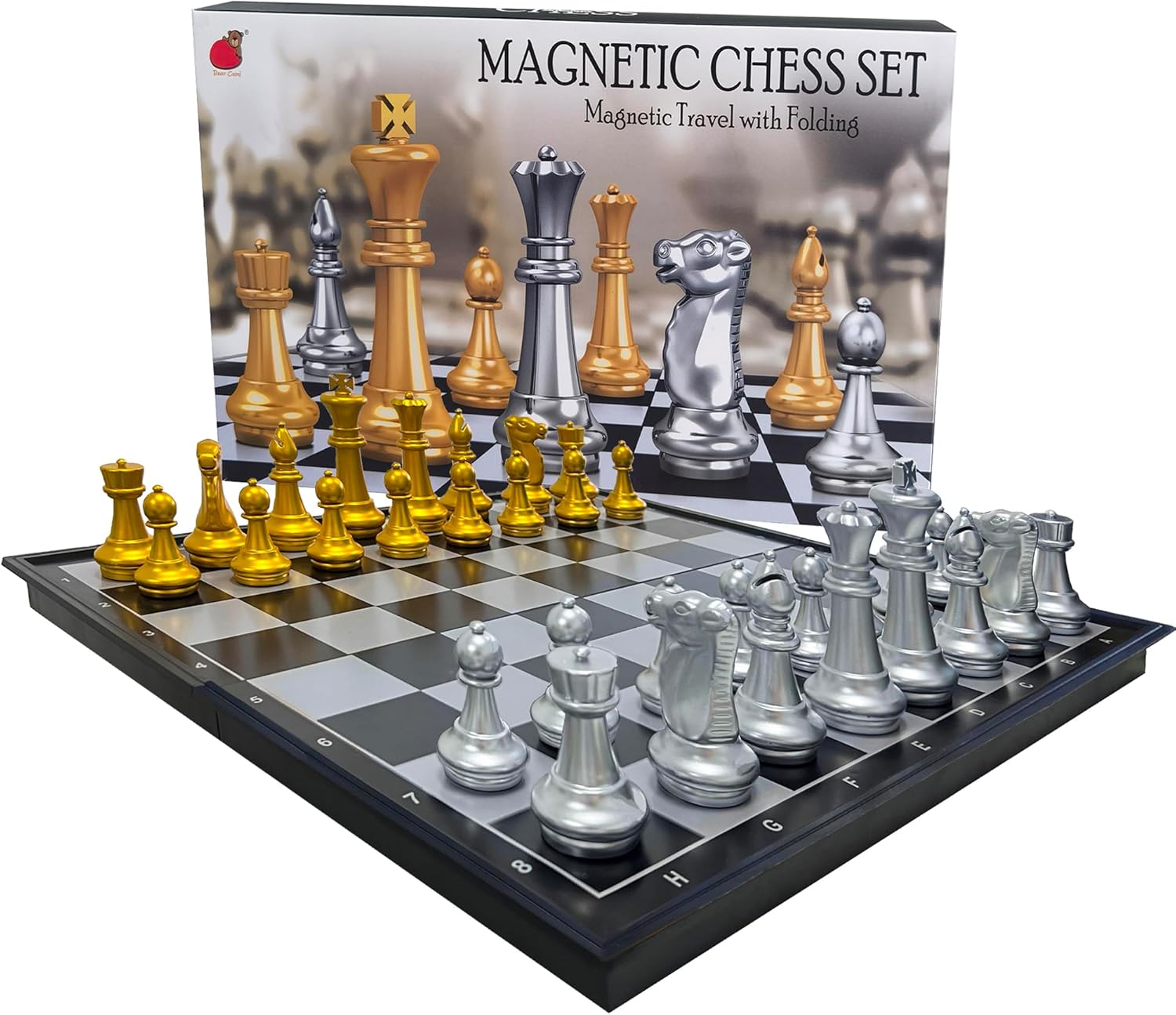 14″ Magnetic Chess Set Travel Chess Set Foldable Educational Toy for Teens,for Adults Teens Board Game, Entertainment Items That Promote