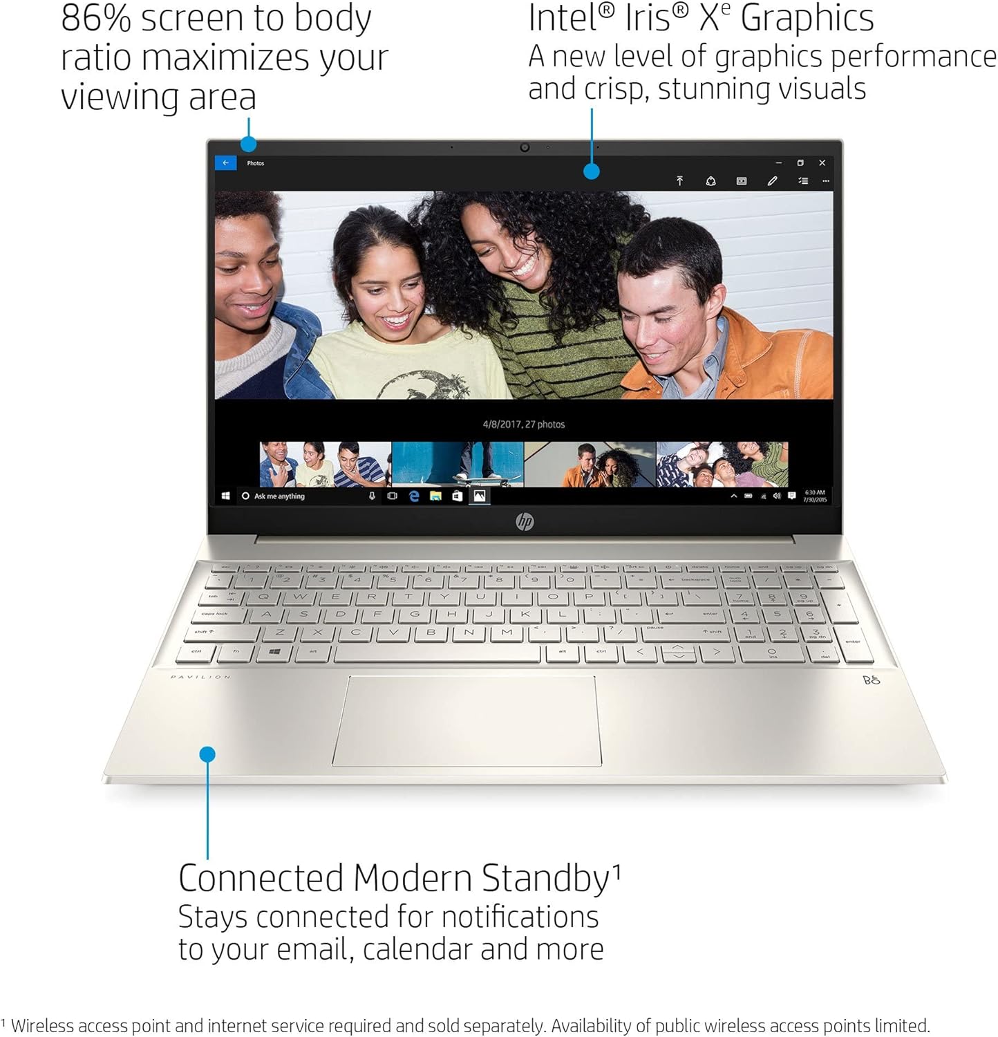 HP Pavilion – Laptop con pantalla táctil FHD de 15.6 pulgadas 2022  Intel Core i7-1165G7 de 11. generación  12 GB DDR4 512 GB NVMe SSD Iris Xe