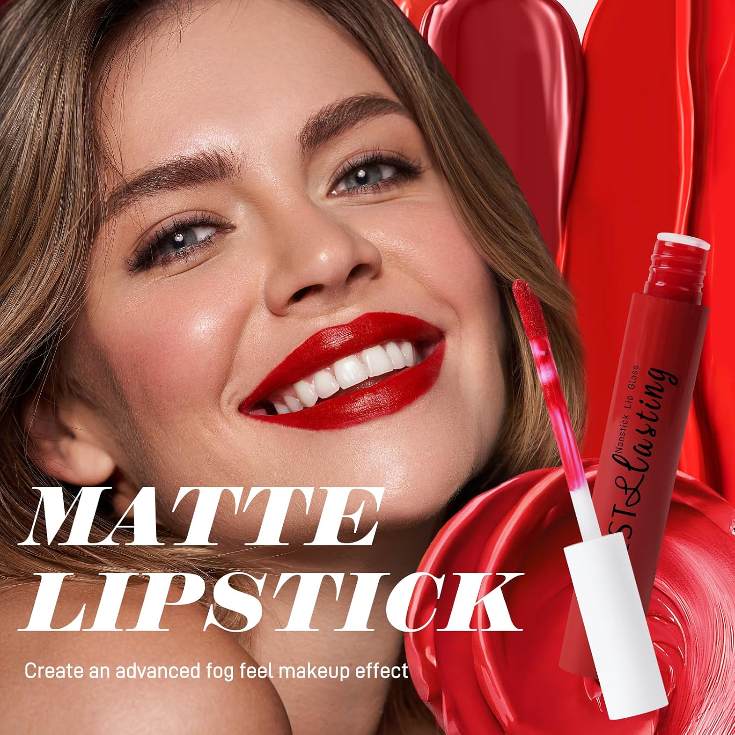 Juego de lápices labiales líquidos mate, kit de brillo labial de terciopelo de 12 colores, resistente al agua, larga duración, tinte de labios de
