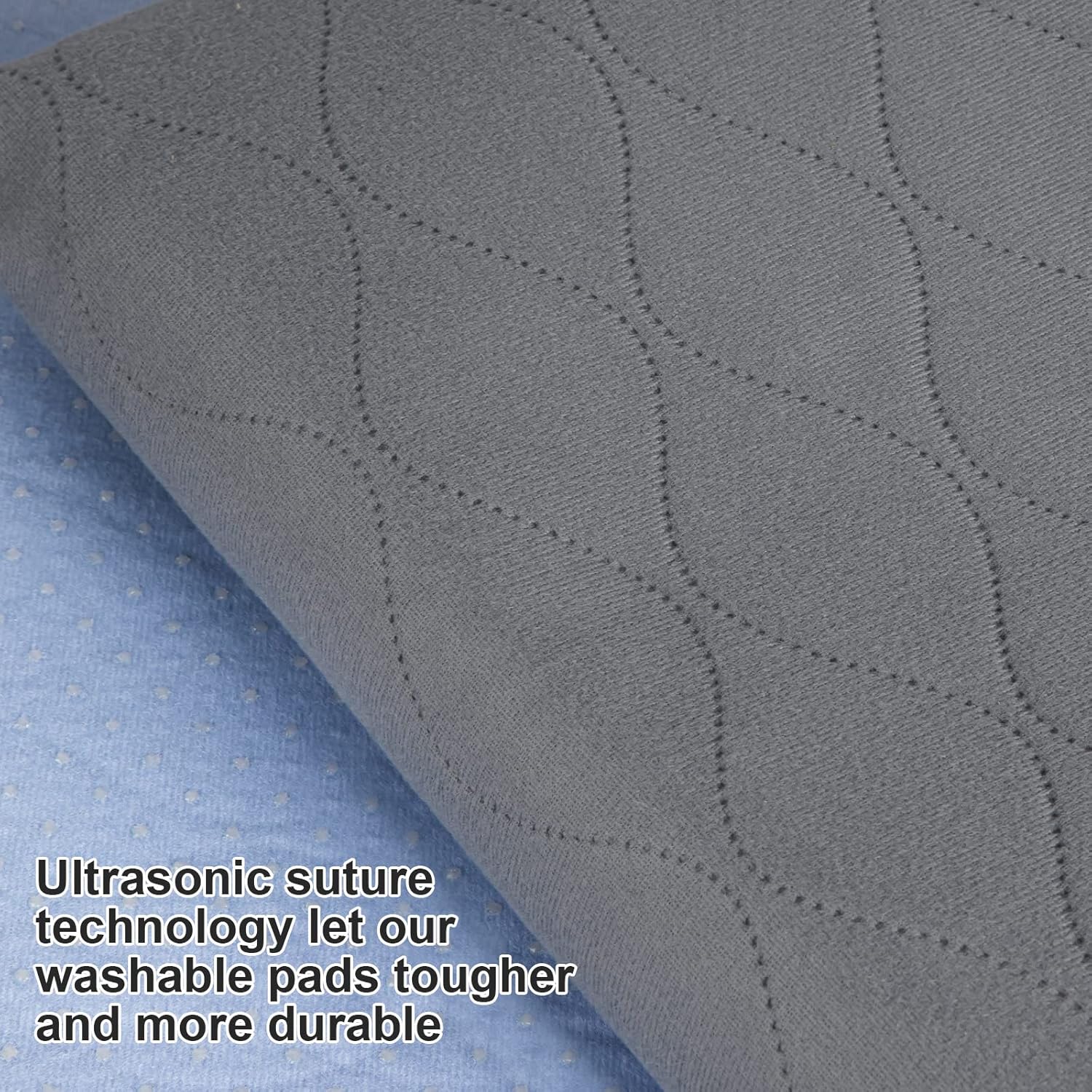 Almohadillas lavables para orina para perros, paquete de 2 almohadillas reutilizables lavables para cachorros, impermeables, almohadillas de orina