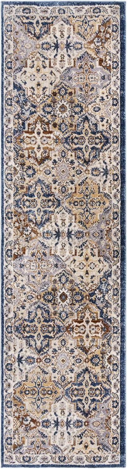 Gertmenian Alfombra para interiores, clásica de poliéster suave con base de yute, alfombra suave para sala de estar, comedor, vestíbulo y sala