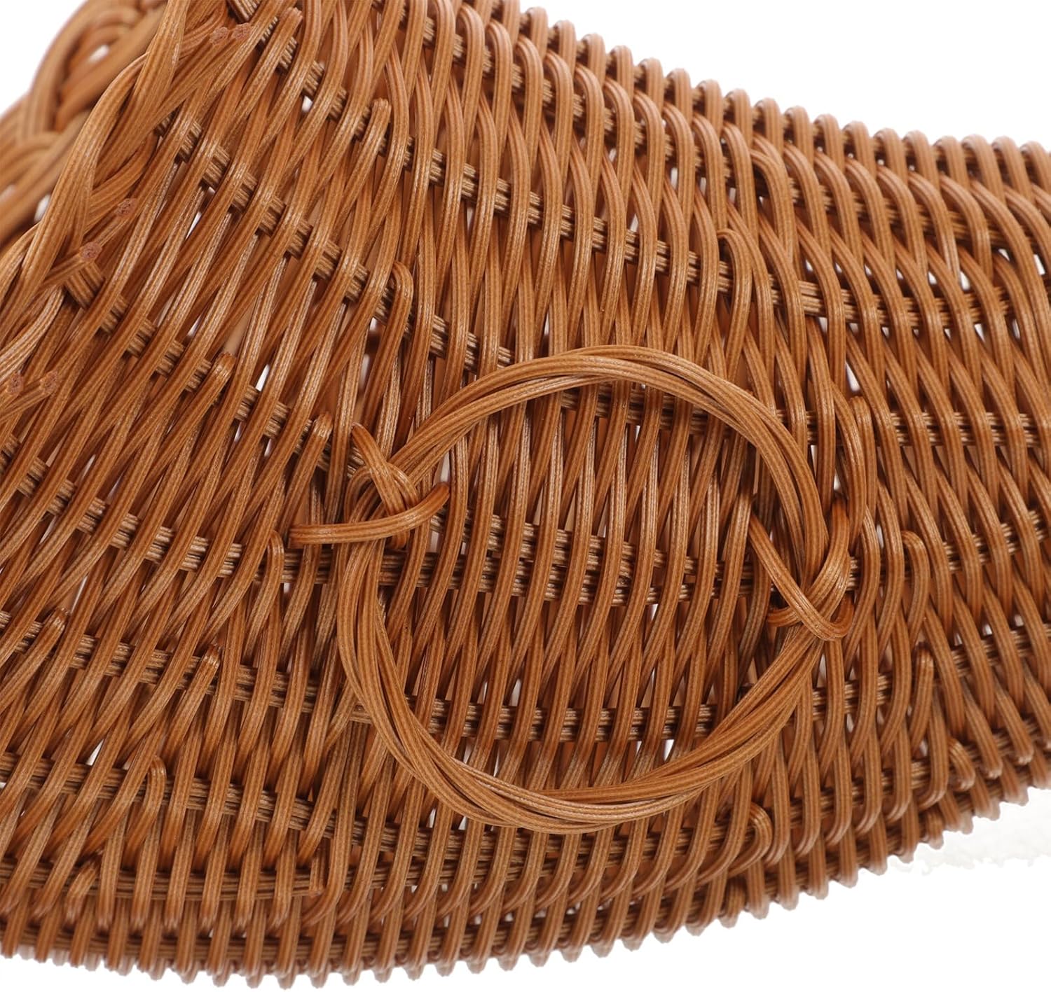 Abaodam Cornucopia – Cesta de mimbre para otoño, cesta de mimbre para pan, cesta de frutas tejidas para alimentos y verduras, bandeja para