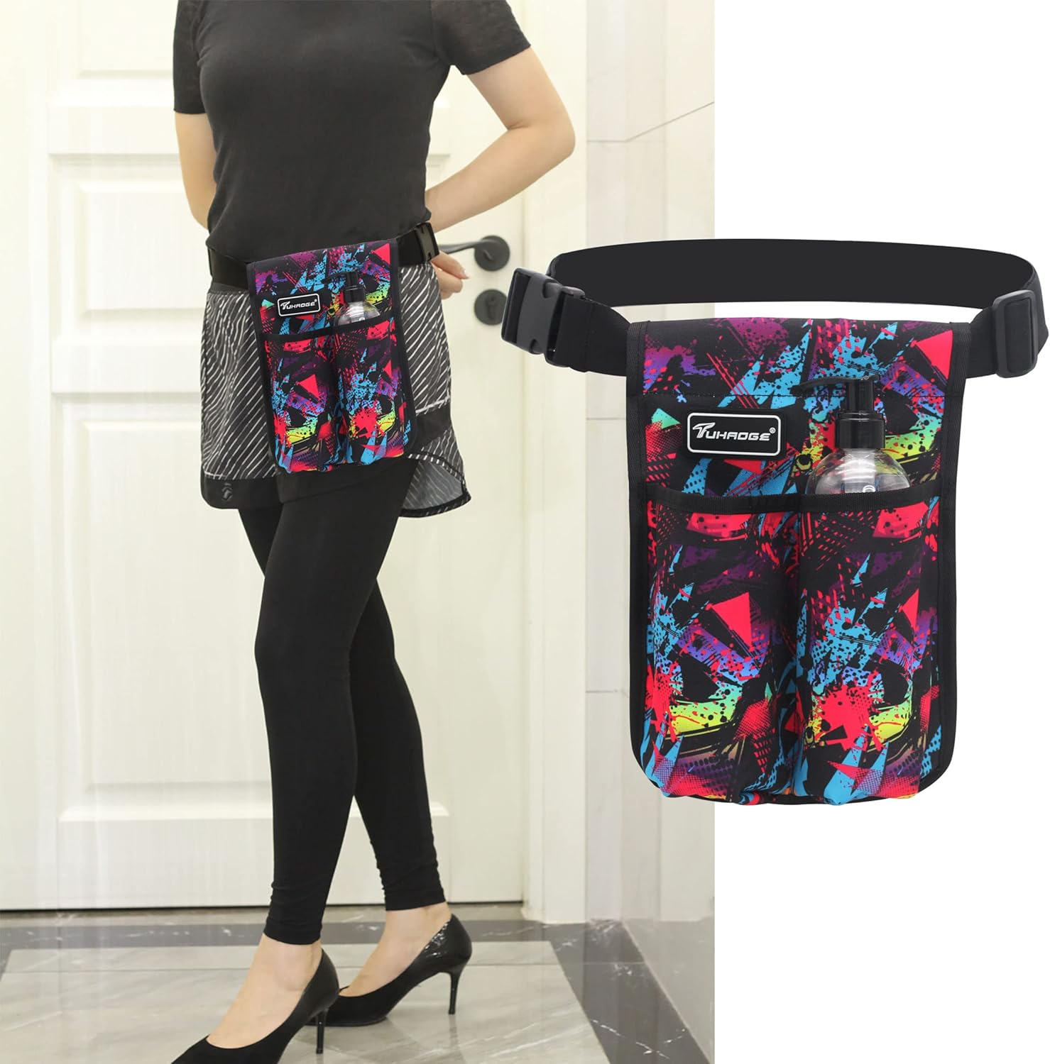 Bolsa para botella de masaje, funda de aceite de masaje, loción de loción de masaje, masajista, funda de aceite de masaje, loción de masaje