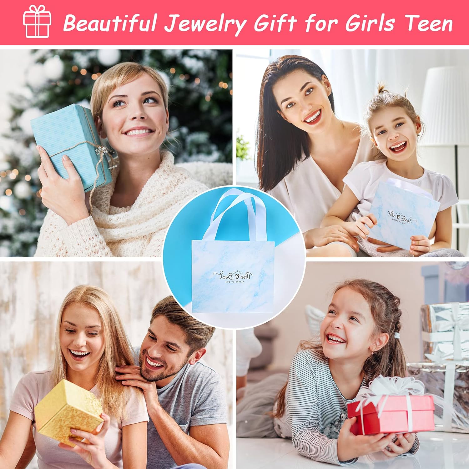 UPINS – Kit de 544 piezas para hacer aretes de pulsera, brazaletes en blanco expandibles con dijes, colgantes de plata tibetana, ganchos para