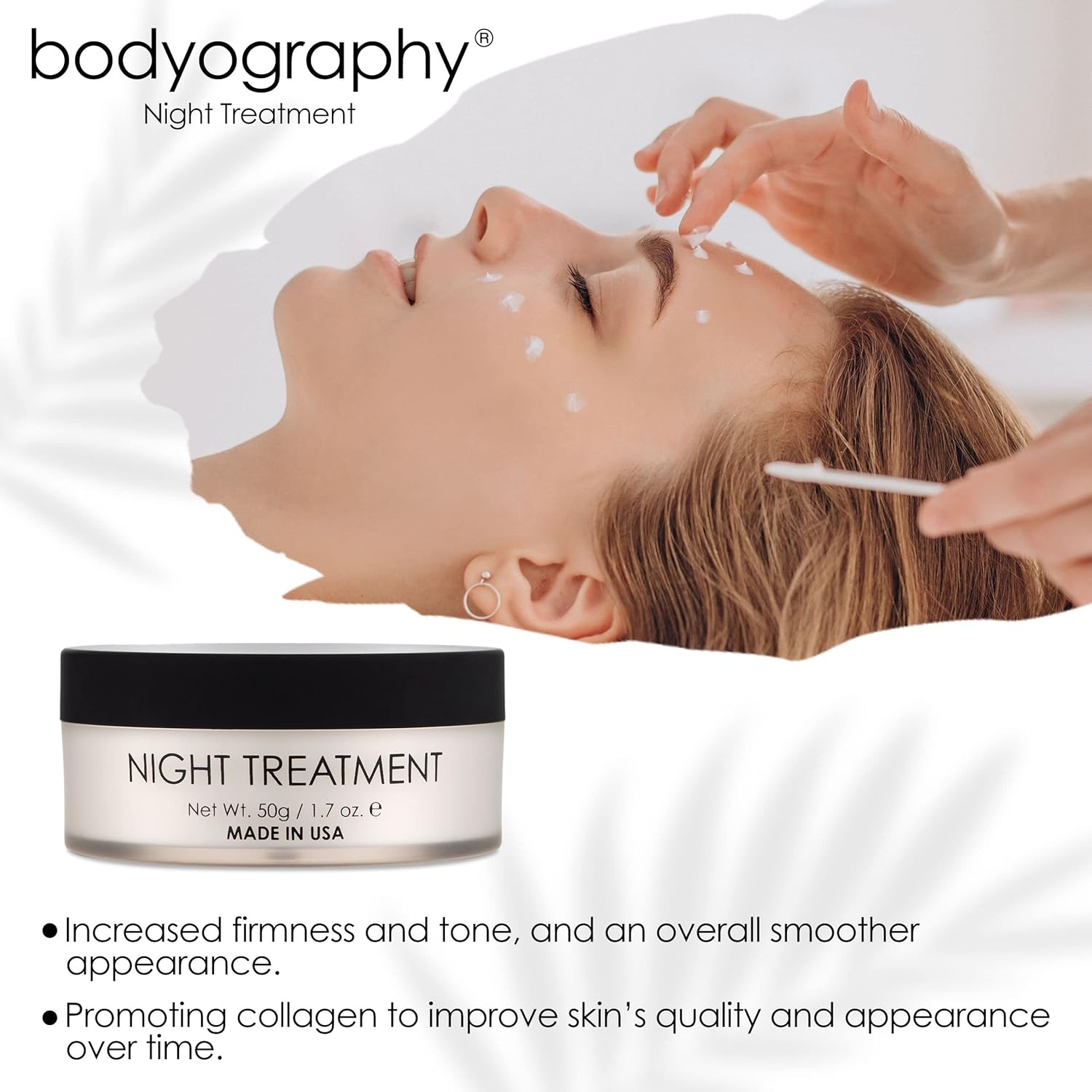 Bodyography Suero para ojos de tratamiento nocturno reduce las manchas oscuras, el acné, los ojos hinchados y las arrugas