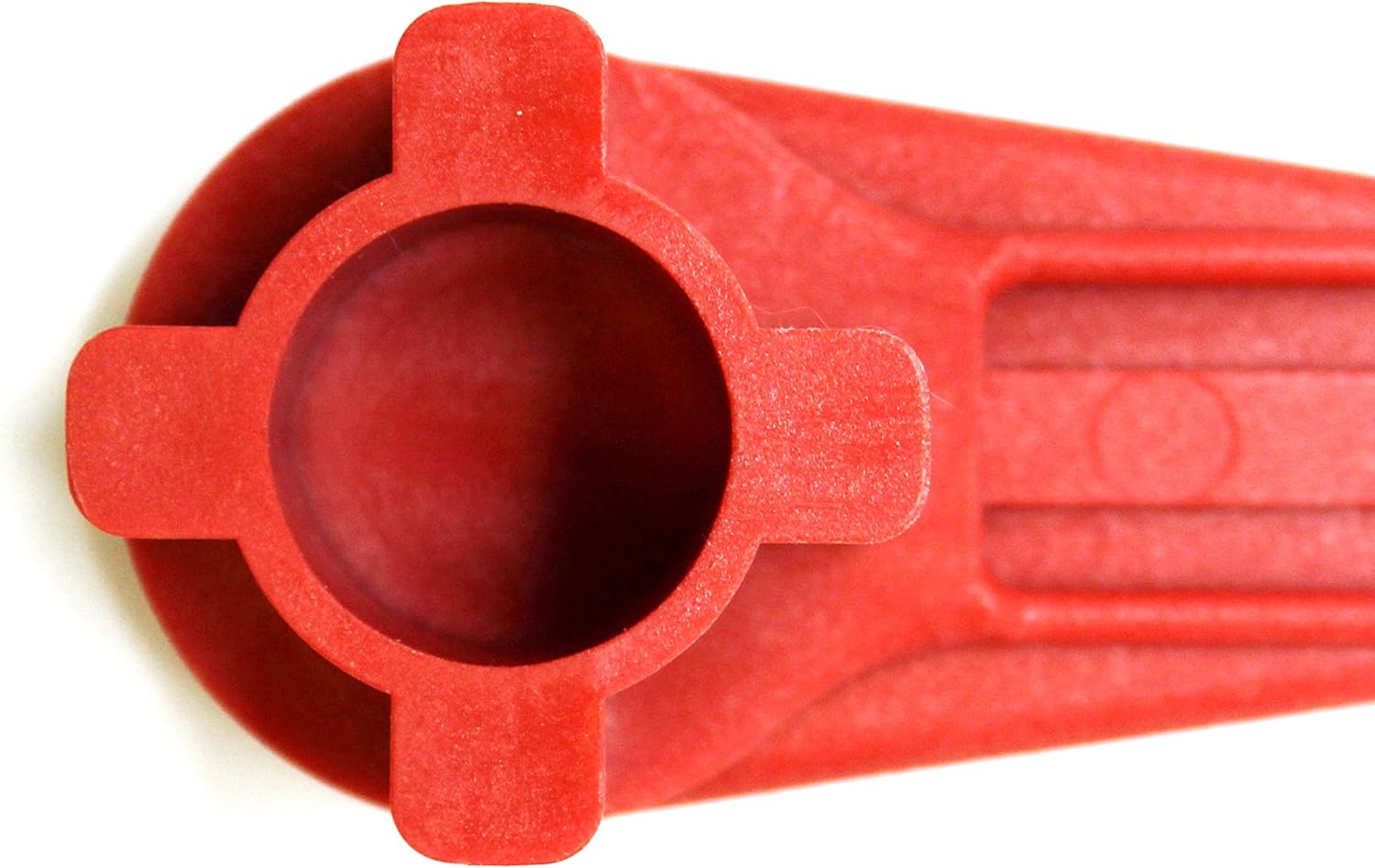 JSP Manufacturing Llave de gas y bung llave de tambor sólido sin chispas (rojo) (1)