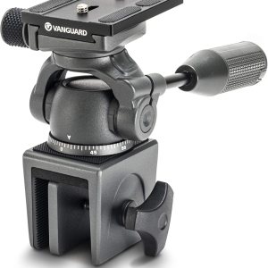 VANGUARD VEO2PH-28WM – Soporte de ventana de metal con cabezal panorámico y placa de liberación rápida compatible con Arca, gris oscuro VANGUARD VEO2PH-28WM – Soporte de ventana de metal con cabezal panorámico y placa de liberación rápida compatible con Arca, gris oscuro