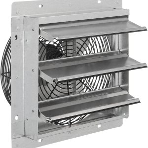 Global Industrial Ventilador de ventilación de escape de 12″ W con obturador, sola velocidad Global Industrial Ventilador de ventilación de escape de 12″ W con obturador, sola velocidad