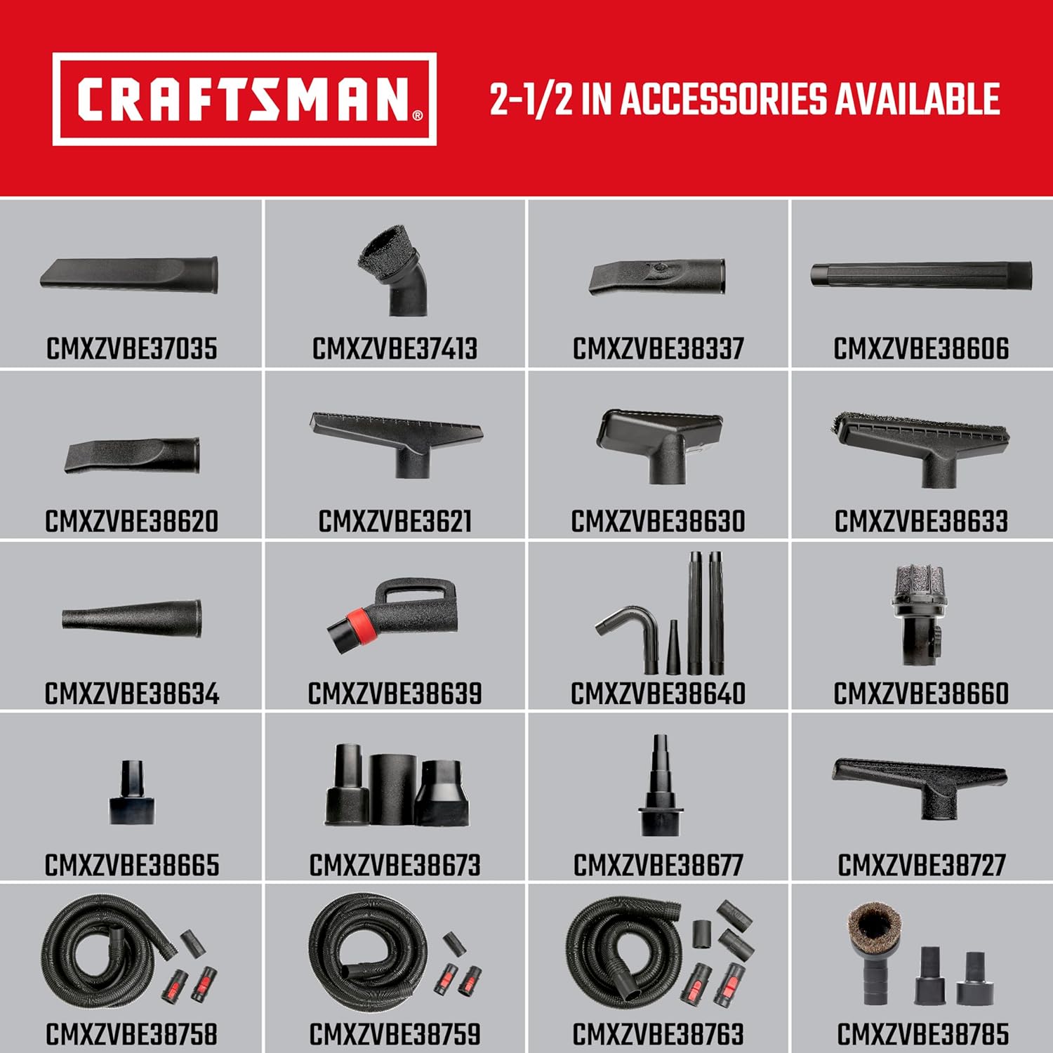 CRAFTSMAN CMXZVBE38630 – Boquilla utilitaria de 2-12 pulgadas para aspiradoras de tienda