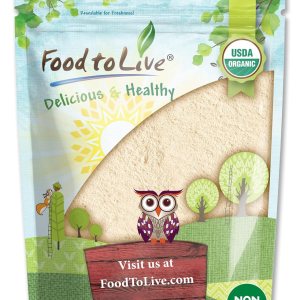 Polvo de plátano verde orgánico, 8 onzas, sin OMG, harina de fruta entera, finamente molida, pura, sin azúcar añadida, sin sulfatar, vegano, a Polvo de plátano verde orgánico, 8 onzas, sin OMG, harina de fruta entera, finamente molida, pura, sin azúcar añadida, sin sulfatar, vegano, a