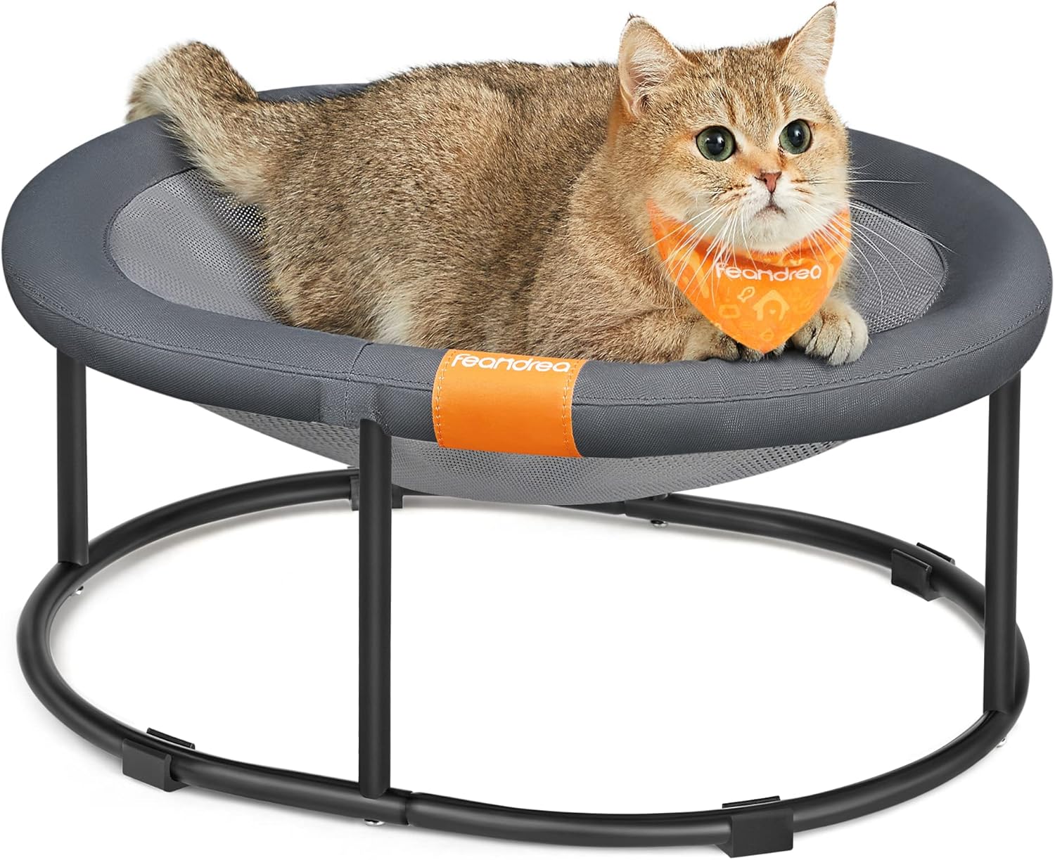 Feandrea Cama para gatos, hamaca para gatos, cama transpirable para perros pequeños con malla lavable extraíble, para mascotas que duermen hasta 20